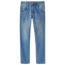 Bild 1 von Jungen Slim-Jeans mit Used-Waschung BLAU