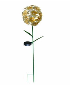 Solarstecker Blume, ca. 81 cm, gelb