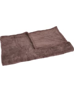 Wohndecke Coral-Fleece, Home & Deko, ca. 140 x 200 cm, braun