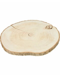 Tablett Baumscheibe, Ø ca. 20 cm, naturfarben