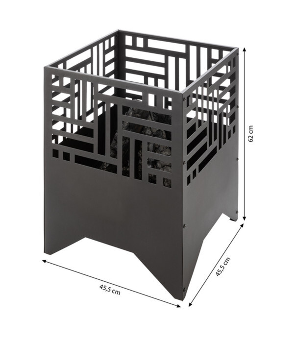 Bild 2 von Dehner Feuerschale Granada, ca. B45,5/H62/T45,5 cm