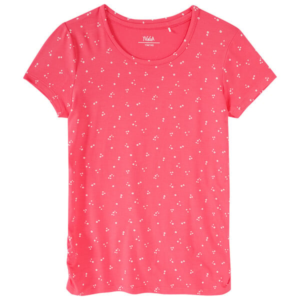 Bild 1 von Mädchen T-Shirt mit Blumen-Print allover PINK