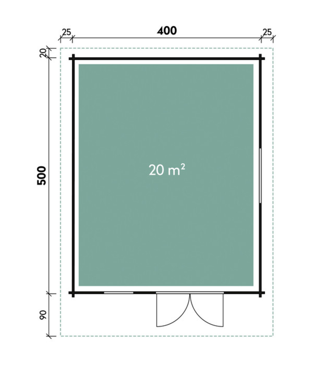 Bild 2 von Wolff Finnhaus Gartenhaus Nordkap 70-L