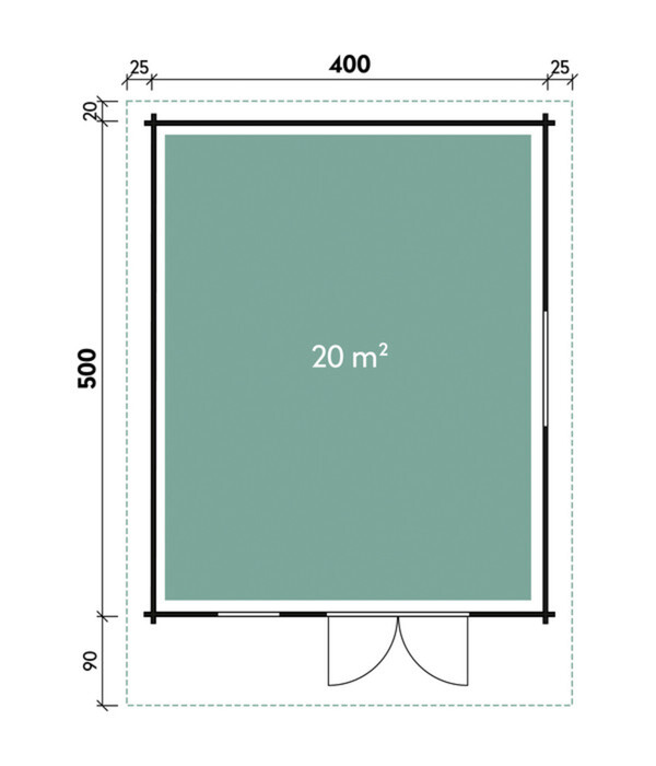 Bild 2 von Wolff Finnhaus Gartenhaus Nordkap 70-L