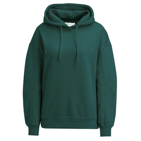 Bild 1 von Damen Hoodie mit Stickerei DUNKELGRÜN