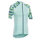 Bild 1 von Damen Radtrikot kurzarm - 500 Glow mintgrün Blau|grün