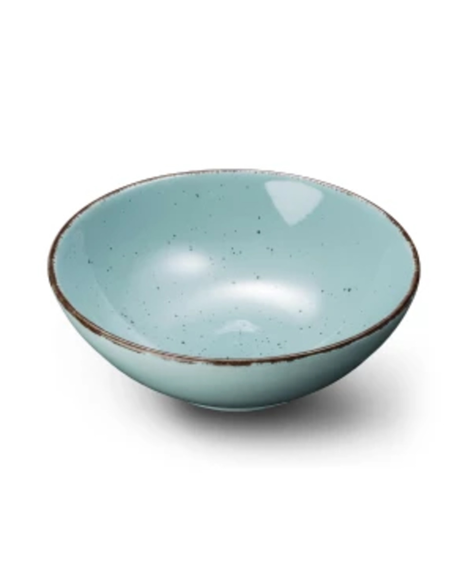 Bild 1 von Gesprenkelte Schale, ca. 11 x 5 cm, türkis