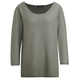 Damen Strickpullover mit Oil-Dyed-Effekt OLIV