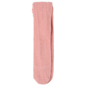 Baby Strumpfhose mit Strukturmuster ROSA