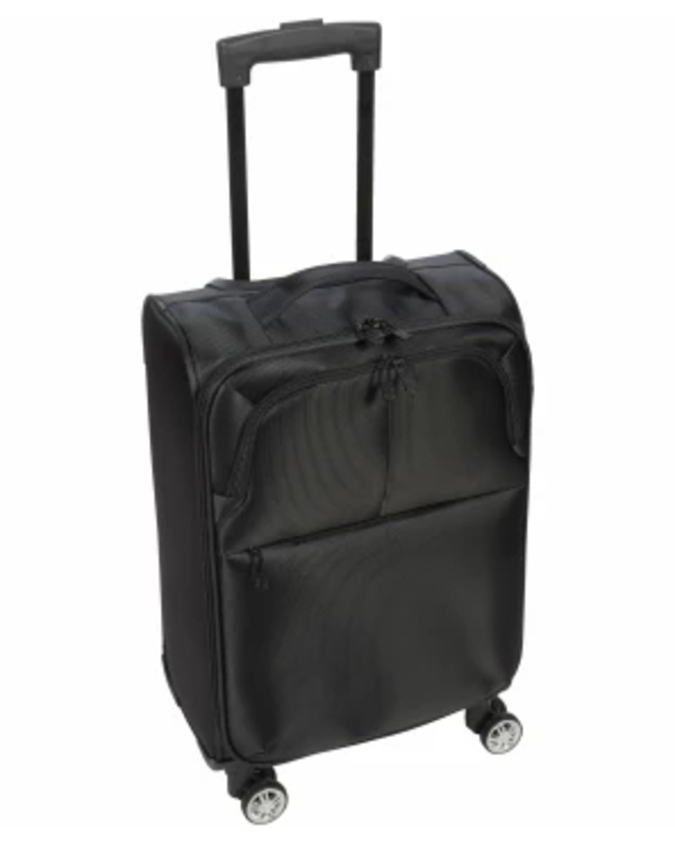 Bild 1 von Schwarzer Stoffkoffer, klein, ca. 58 cm, schwarz