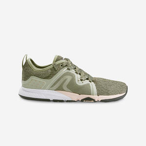 Freizeitschuhe Walking PW 540 Flex H+ Damen khaki/rosa Grün|rosa