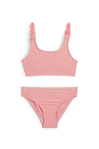 C&A Bikini-LYCRA® XTRA LIFE™-2 teilig-gestreift, Pink, Größe: 92