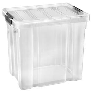 Tarrington House Clear Box, mit Deckel, 28 l, transparent