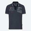 Bild 1 von Herren-Poloshirt in Mélange-Optik, Dark-blue