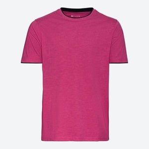 Herren-T-Shirt in trendiger Farbe, Pink