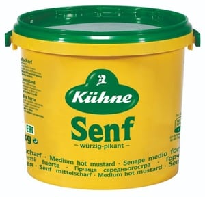 Kühne Senf würzig pikant (5 kg)