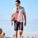 Bild 1 von Herren-Bermudas in Denim-Style, Black