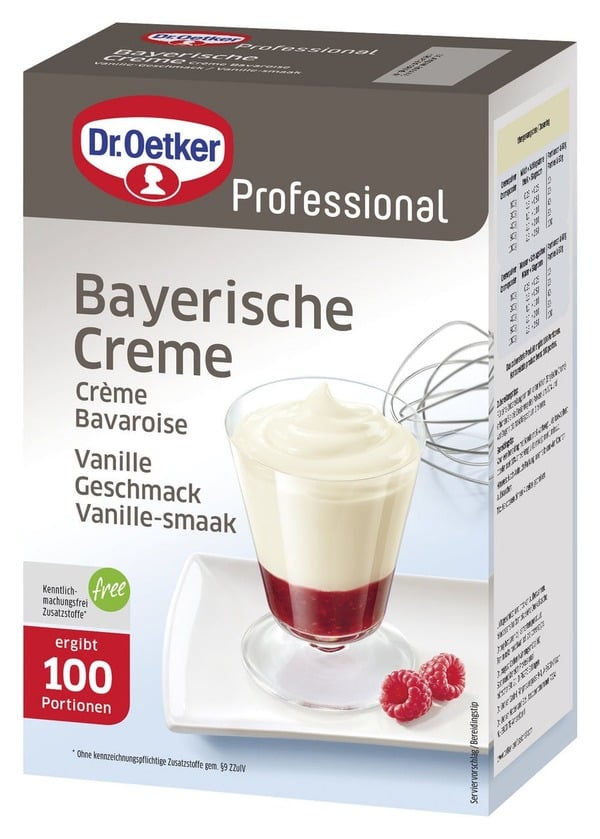 Bild 1 von Dr. Oetker Professional Cremepulver Bayerische Creme Vanille (1 kg)