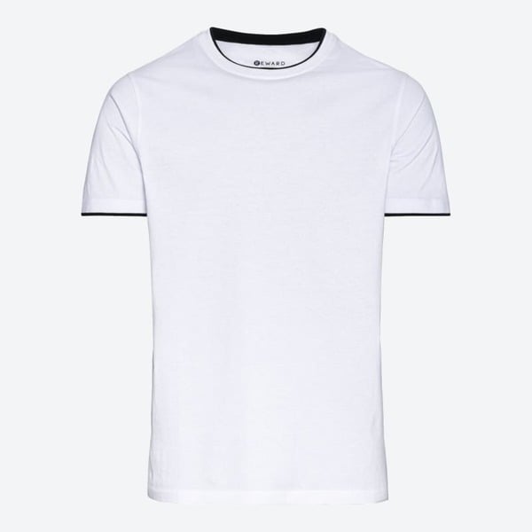 Bild 1 von Herren-T-Shirt mit Rundhalsausschnitt, White