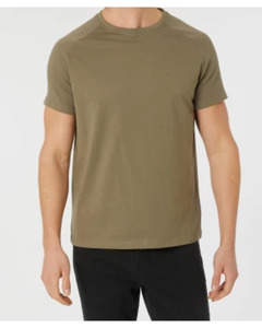 Khaki T-Shirt, X-Mail, Rundhalsausschnitt, Khaki