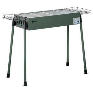 Outsunny Holzkohlegrill Stahl B/H/L: ca. 30x70x77 cm