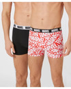 Bild 1 von Lizenz Retro Boxershorts, 2er-Pack, verschiedene Lizenzen, rot/schwarz