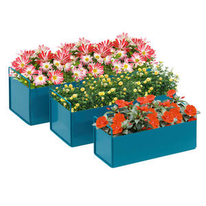 Outsunny Blumenbeete-Set mit Griff B/H/L: ca. 20x19x55 cm