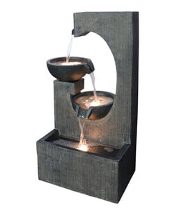 Dehner Polyresin-Solarbrunnen Lorca, ca. H81 cm