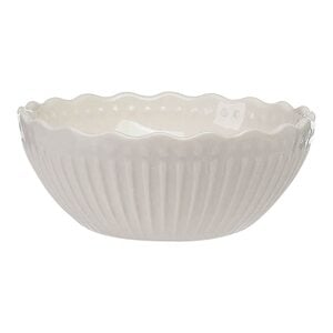 Dipschale Relief, D:10cm x H:4cm, creme