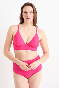 C&A Bikini-Top-Triangel-wattiert-LYCRA® XTRA LIFE™, Pink, Größe: 36