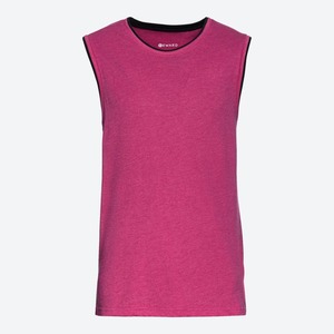 Herren-Muskelshirt in Layer-Optik, Pink