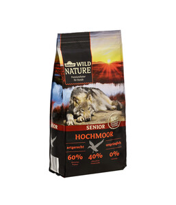 Dehner Wild Nature Trockenfutter für Hunde Hochmoor Senior