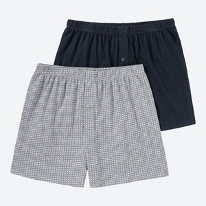 Herren-Boxershorts in tollem Design, 2er-Pack, Gray