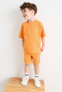 Bild 1 von C&A Multipack 3er-Dino und Hai-Shorts, Orange, Größe: 98