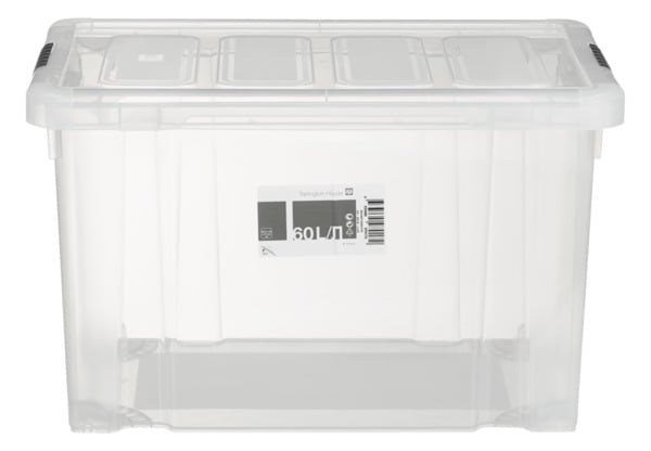 Bild 1 von Tarrington House Clear Box, mit Deckel, 60 l, transparent