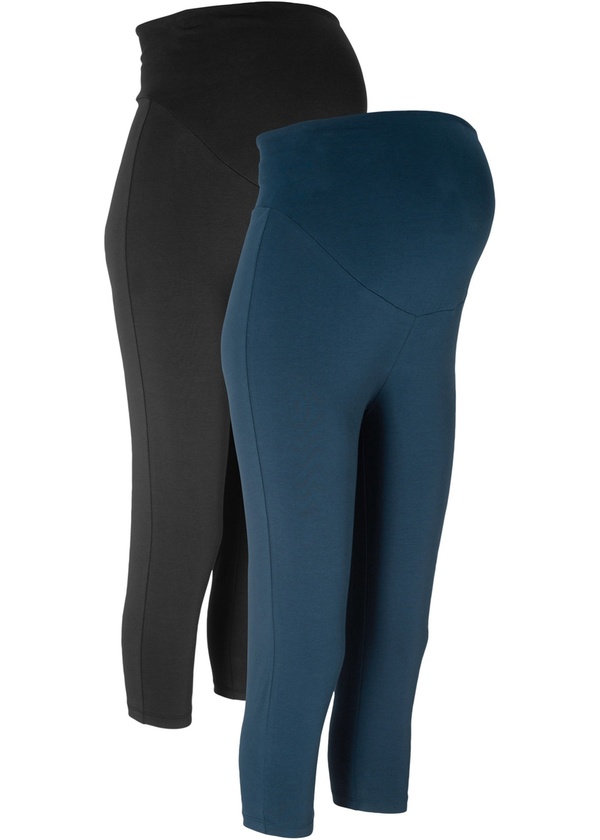 Bild 1 von Umstands-Leggings in Capri-Länge, 2-er Pack, 32/34