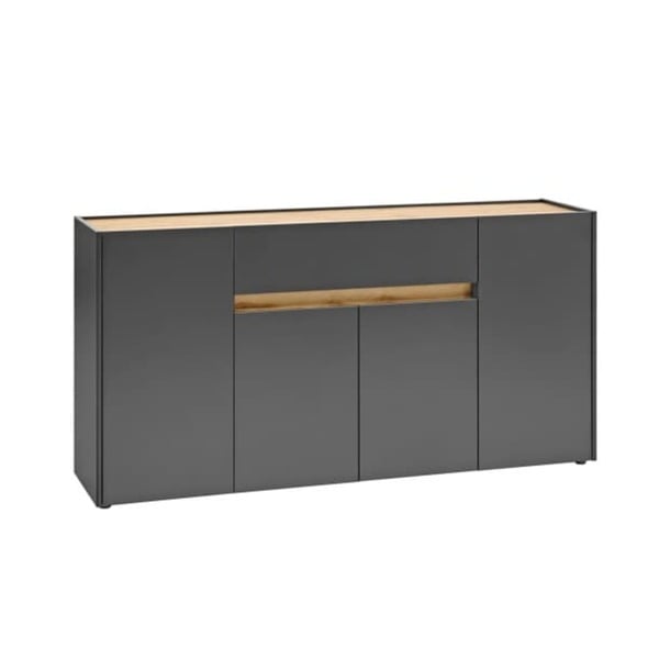 Bild 1 von Sideboard City Anthrazit matt/Wotan Eiche Dekor 170x87x40cm