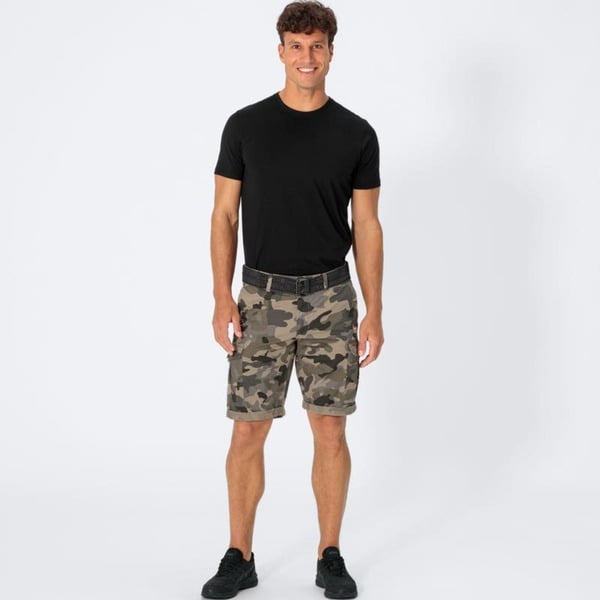 Bild 1 von Herren-Bermudas in Camouflage-Optik, Brown