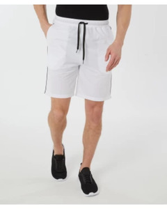 Weiße Sport-Shorts, Ergeenomixx, Seitentaschen, weiß