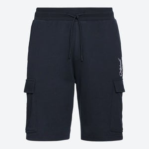 Herren-Bermudas mit Stickerei, Dark-blue