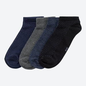 Herren-Sneaker-Socken, 4er-Pack, Blue