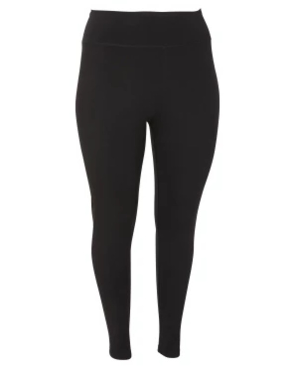 Bild 1 von Schwarze Leggings, elastischer Bund, schwarz