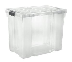 Tarrington House Clear Box, mit Deckel, 80 l, transparent