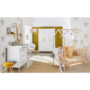 Schardt BABYZIMMER Weiß, Buche