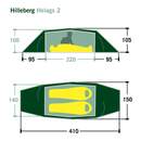 Bild 2 von Hilleberg HELAGS 2 Tunnelzelt RED