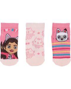 Lizenz Sneakersocken, 3er-Pack, veschiedene Lizenzen, rosa