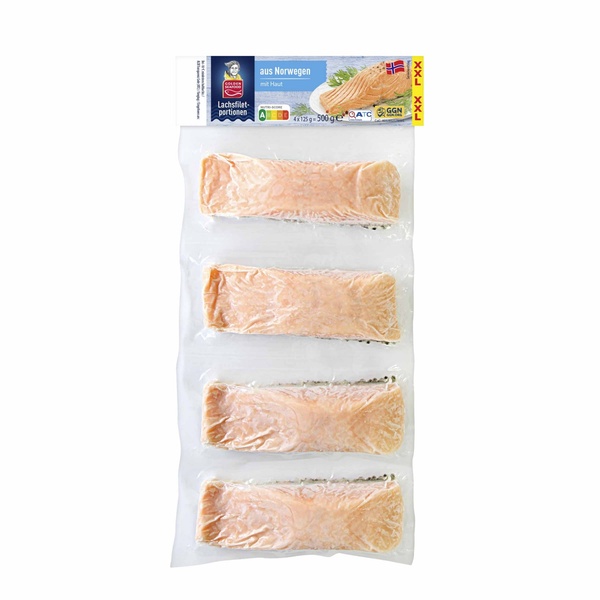 Bild 1 von GOLDEN SEAFOOD Lachsfiletportionen 500 g