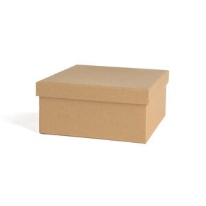 Kraftpapier-Geschenkbox, FSC Mix, B:17cm x H:8cm, natur