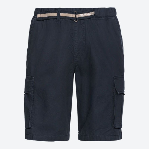 Bild 1 von Herren-Bermudas mit bedrucktem Gürtel, Dark-blue