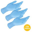 Bild 1 von Multitec Latex-Handschuhe, Größe XL - Blau, 50er-Set, 3er-Set